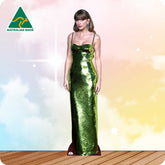 Taylor Swift in Green Dress 404 Celebrity Cutout